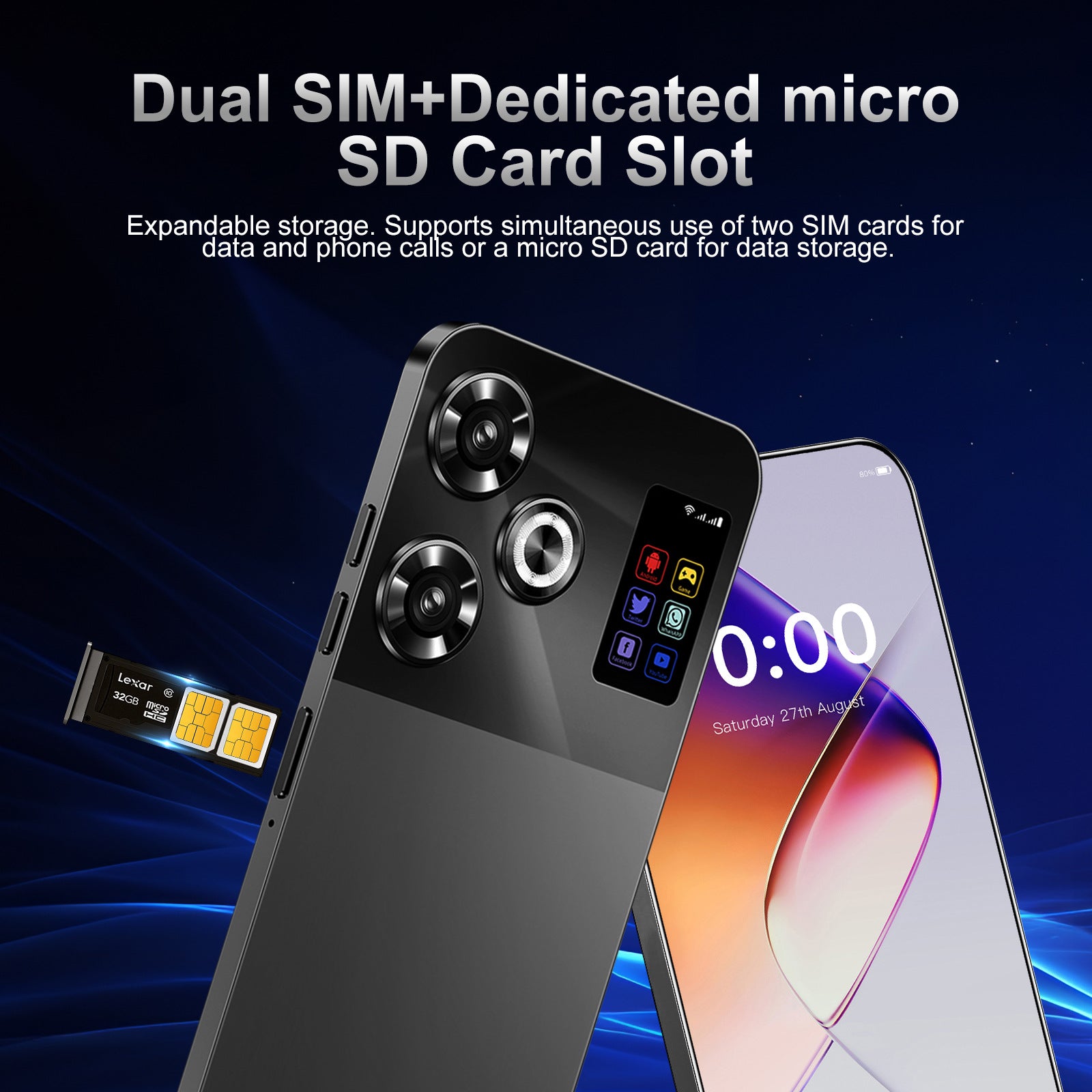 AliExpress TK Popular S25Ultra Android7.3inch smartphone16+1T Brand new, unopened factory