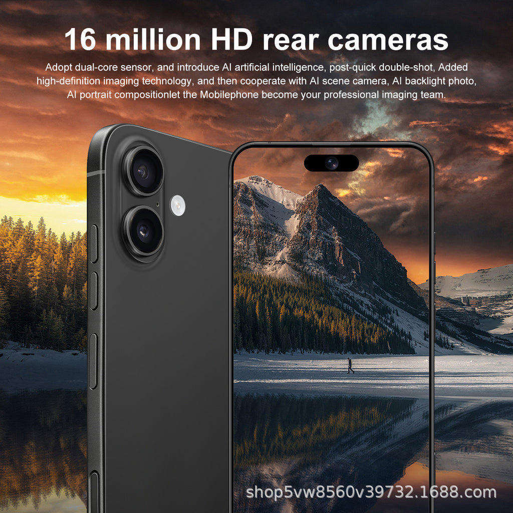 New products in stock i16ProMax All-in-One Machine16+1T Large Memory Smartphone Source Manufacturer Wholesale