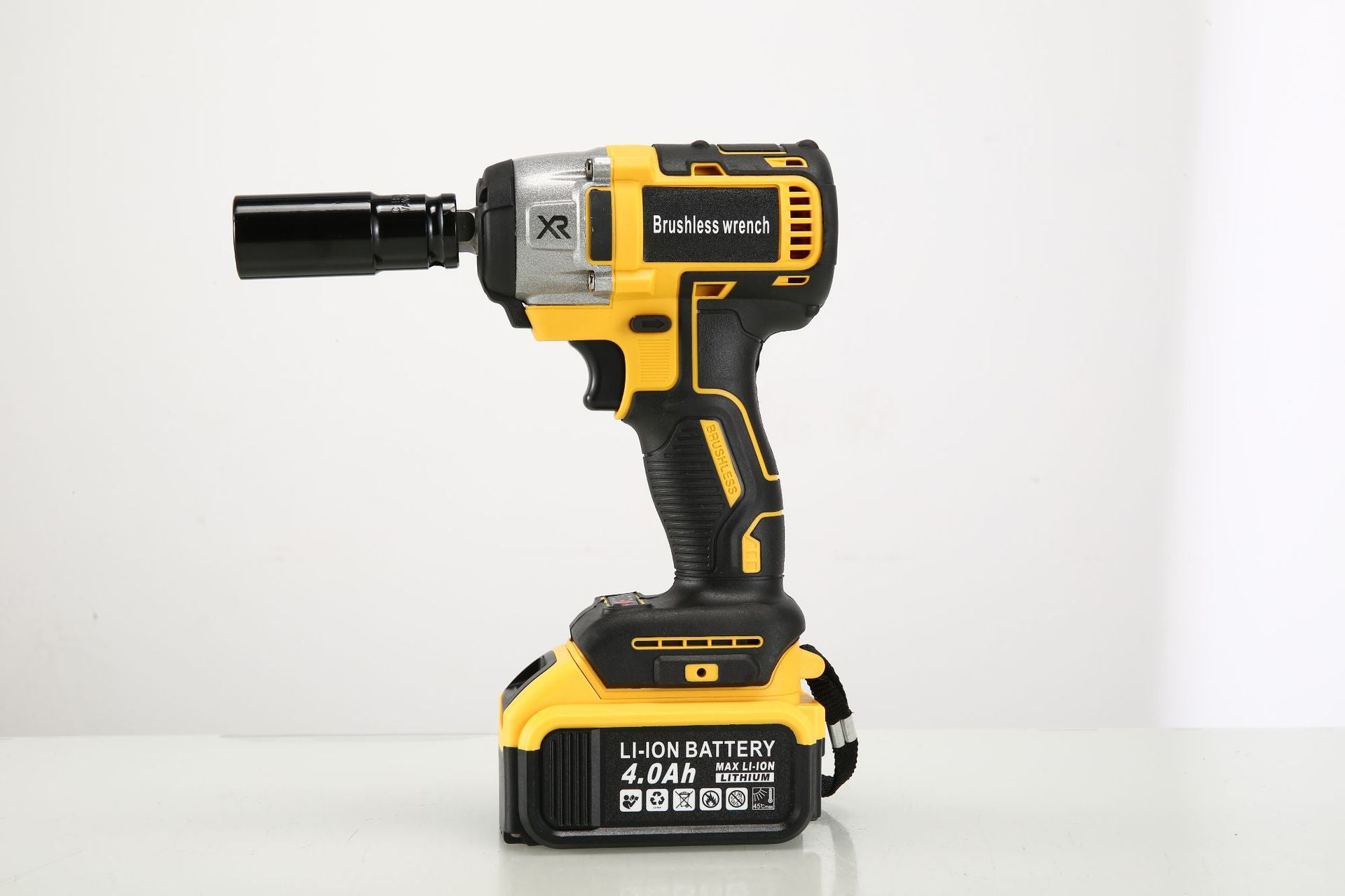 Electric Tool Set Brushless Electric Wrench Lithium Battery Angle Grinder Two-Piece Set Rechargeable Auto Repair Household Impact Drill