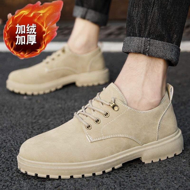 Summer Work Leather Shoes Casual Kitchen Men's Shoes Waterproof Non-Slip Oil-Proof Chef Shoes Black Work Boots for Young People