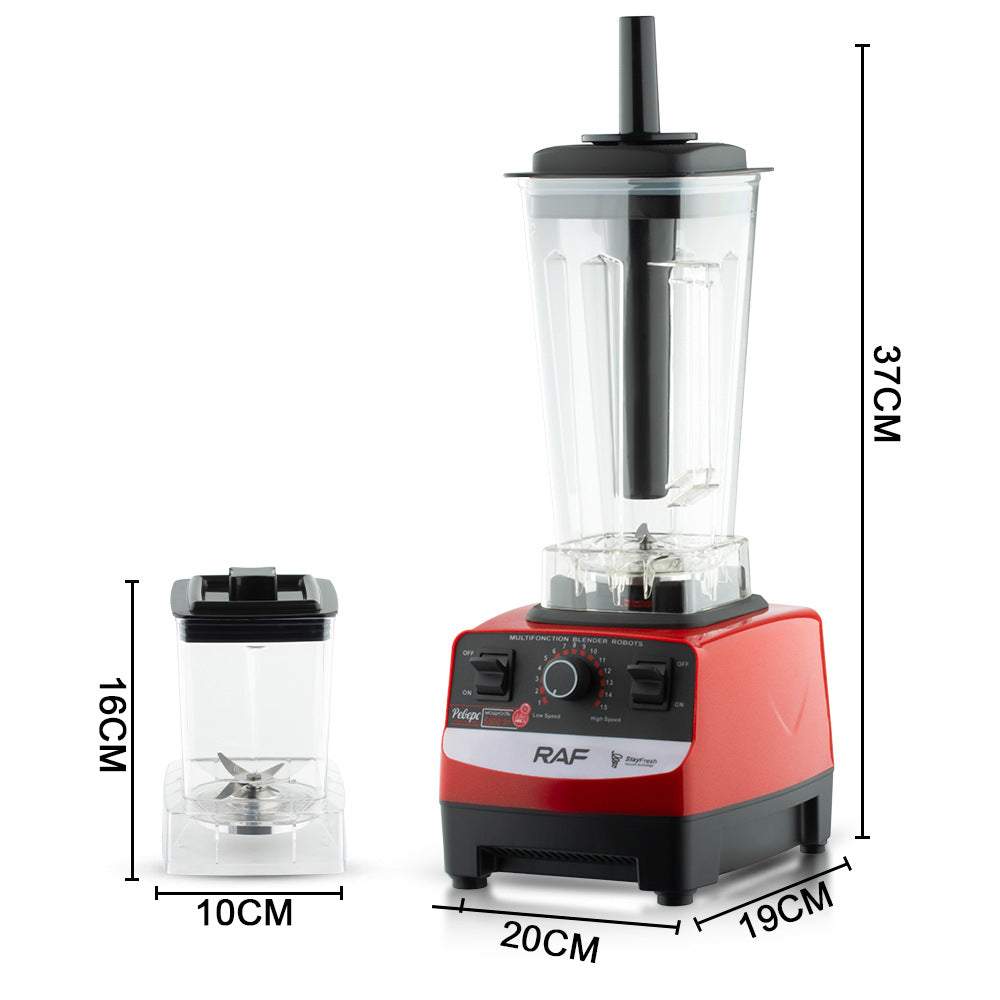 RAF European Standard Multifunctional Electric Juicer Stainless Steel Blender Household Fruit and Vegetable Juicer Soy Milk Maker Bean Grinder