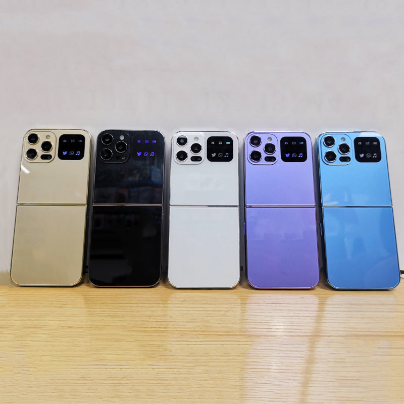 i15 pro Dual SIM Mobile Non-Smartphone Flip Phone with Buttons for Seniors2G Mobile Phone