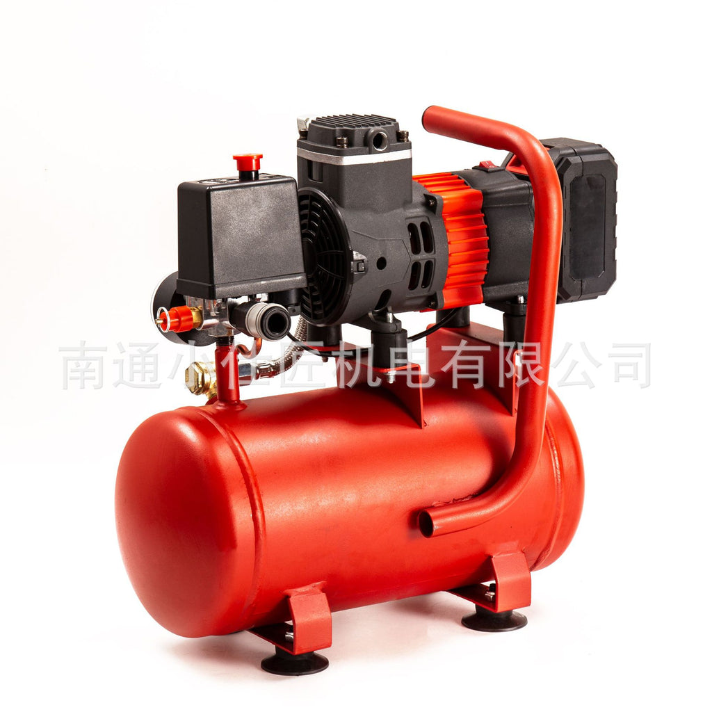 Lithium Battery Air Compressor Wireless Air Compressor Small Portable Inflator High Power Woodworking Air Pump High Pressure