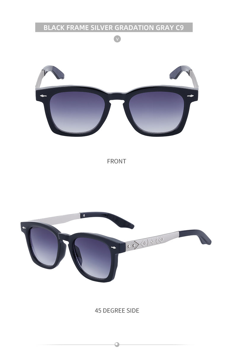 Square Frame Retro Sunglasses for Men, Sun Protection, Driving Special, High-End Outdoor Glasses Wholesale shades