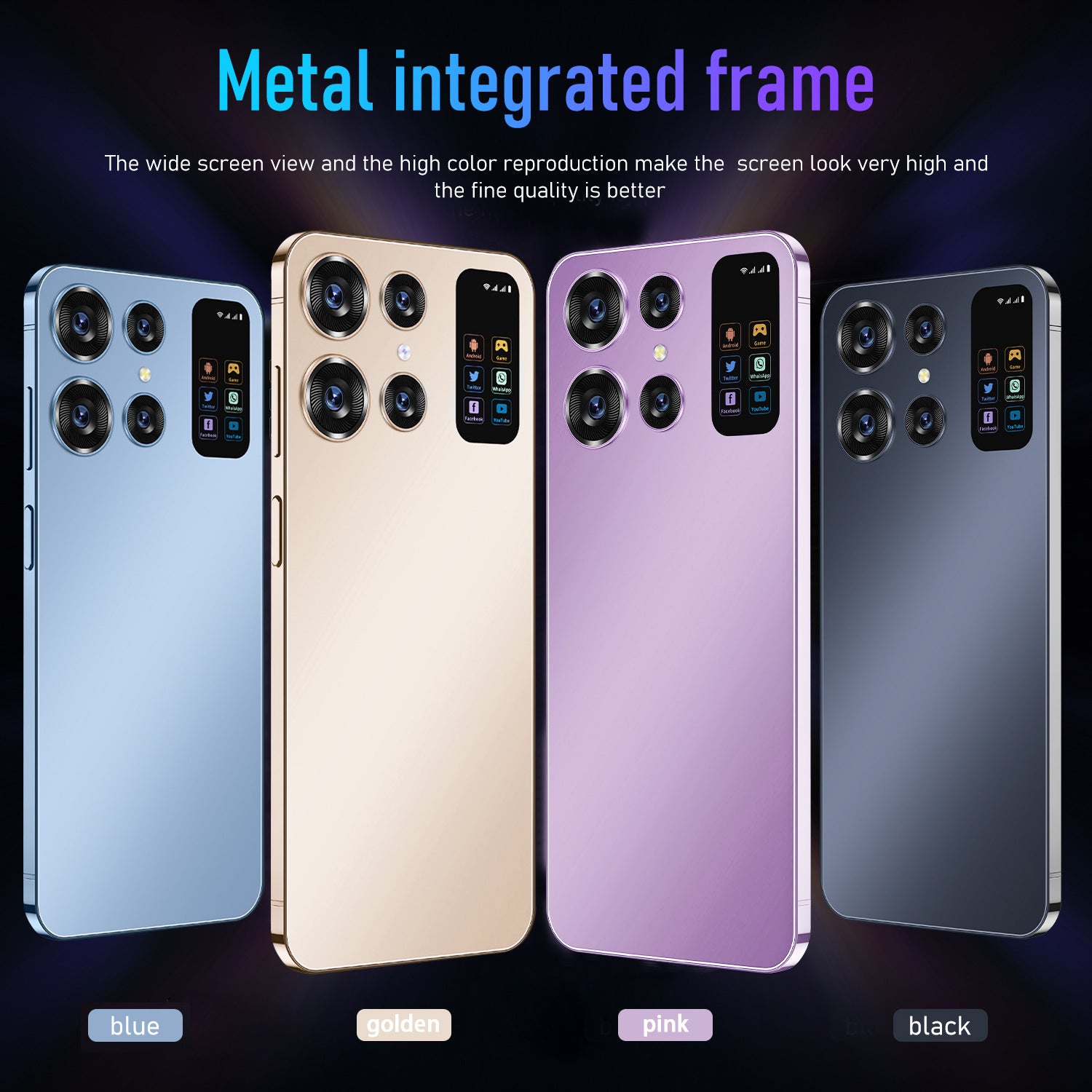 Hot-selling Mobile Phones S24 Ultra Large Screen5G Android Intelligence16+1T Wholesale Factory Price for Mobile Phones