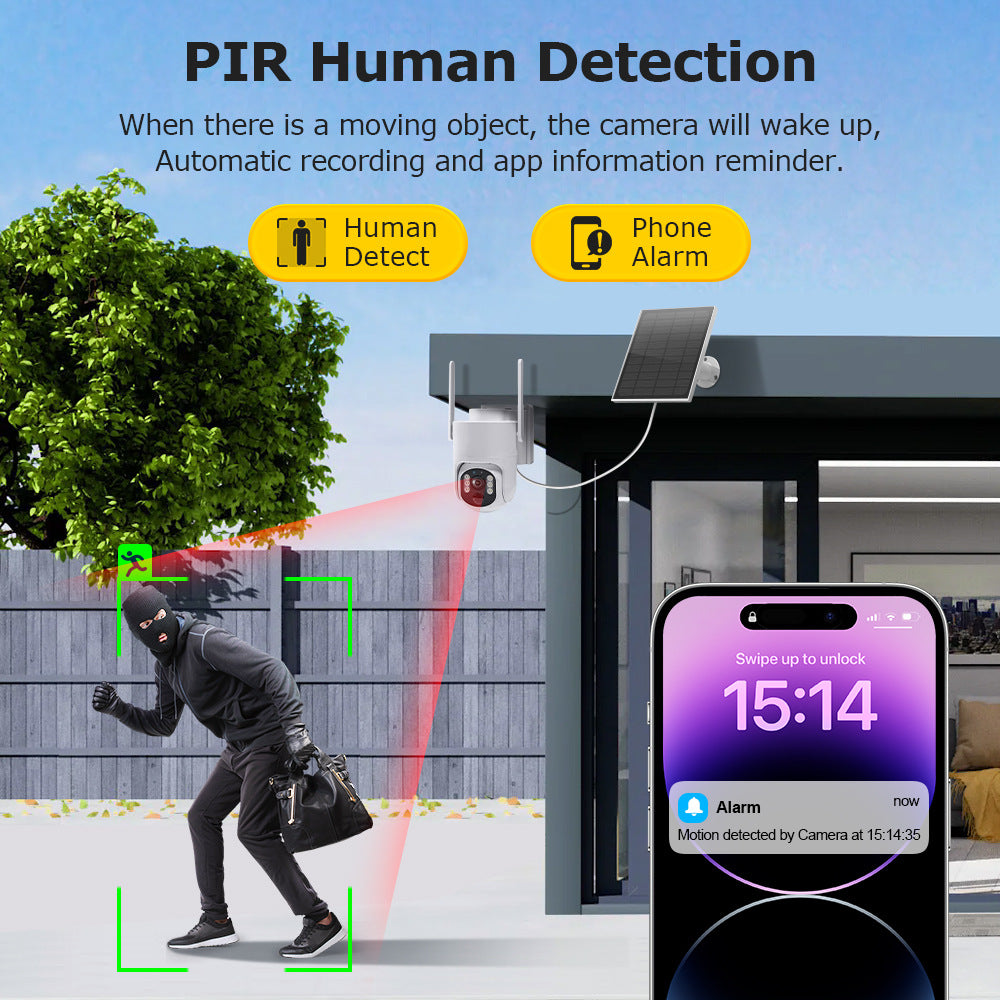 4G Solar Camera Private Model Outdoor300Ultra HD Full Color Low Power Consumption Direct from Manufacturer