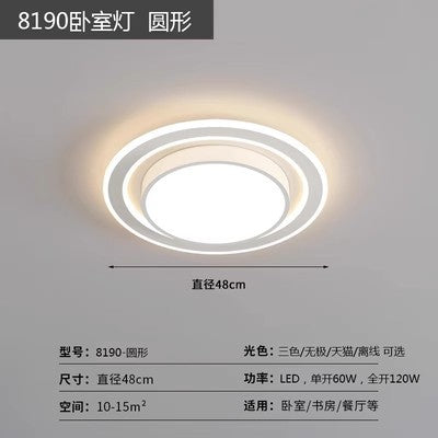 Whole House Lighting Four Bedrooms Two Living Rooms Ceiling Light led Modern Simple Master Bedroom Lamp Iron Art Living Room Lamp Elegant Home Use