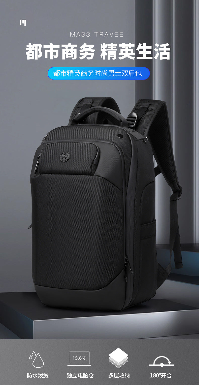 ozuko Business Backpack Men's Waterproof Computer School Bag High-looking commuter travel backpack for college students