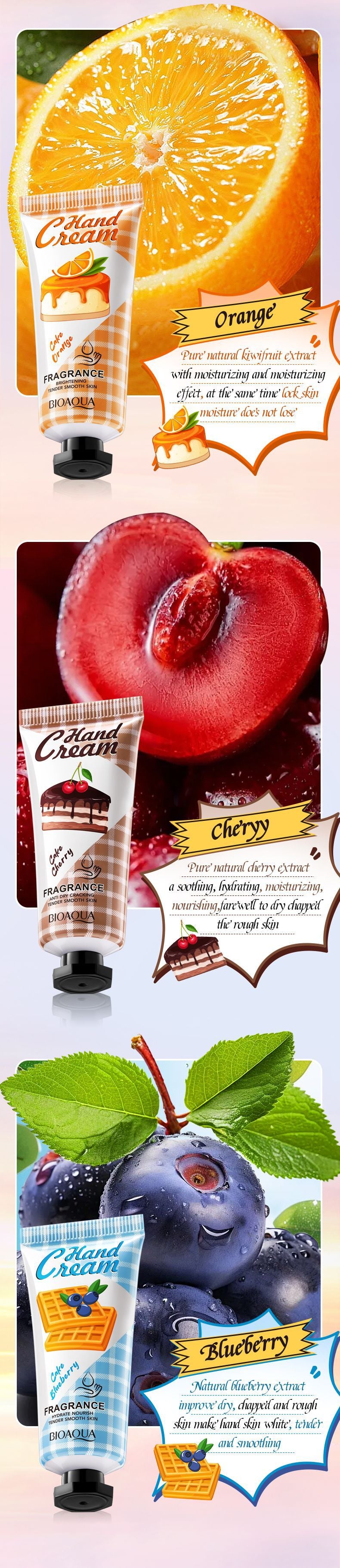 Fragrance Moisturizing Hand Cream Set BIOAOUA Autumn and winter moisturizing hand cream cross-border foreign trade wholesale