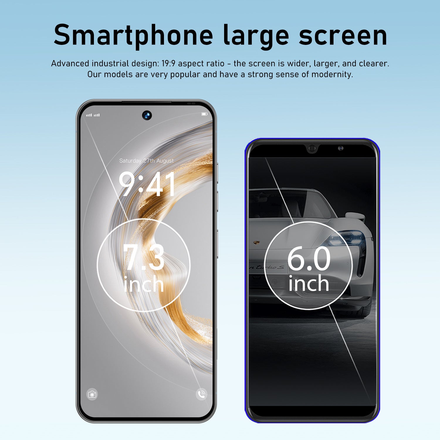 Popular A17 Pro Max Android7.3Inch Smart5G Mobile Phone16+1T Source Factory AliExpress TK