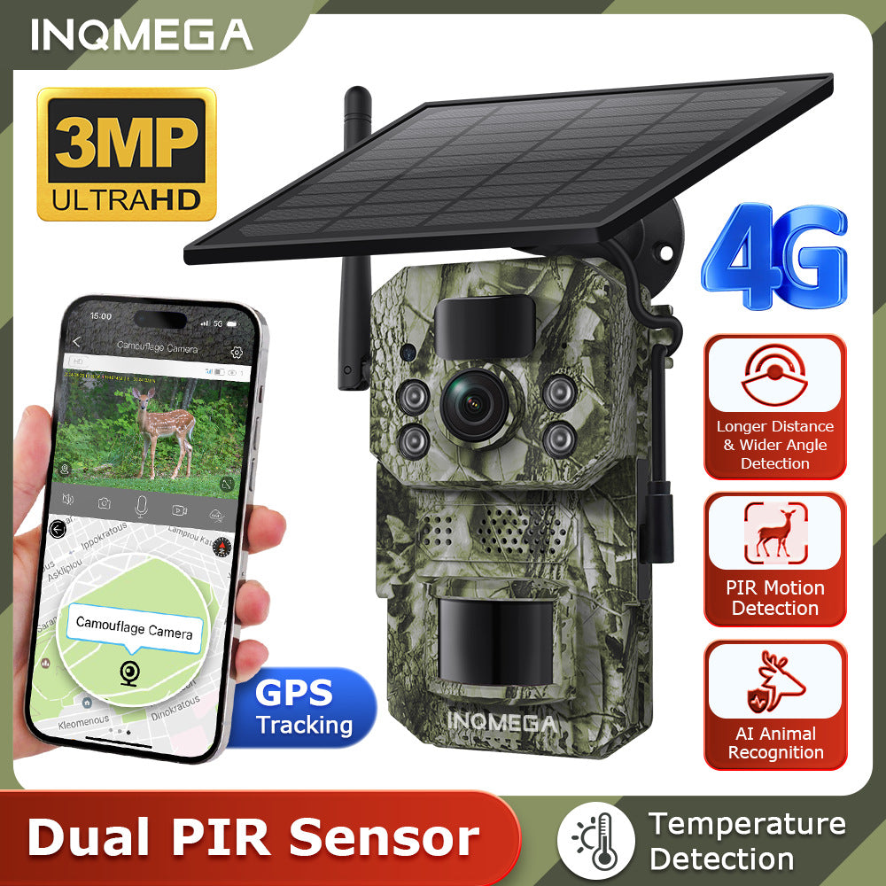 Manufacturer Private Model Outdoor Camouflage Camera3MPAI Animal Identification Pair PIR Induction4G Camera4G Remote Monitoring