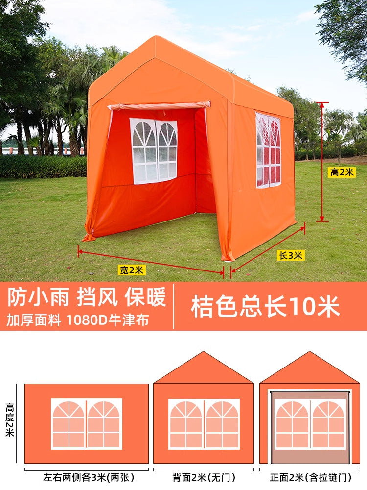 Camping Internet Celebrity Market Stall Tent Cover Thickened Windproof Rainproof Coldproof Outdoor Windproof Cloth Distribution and Dropshipping