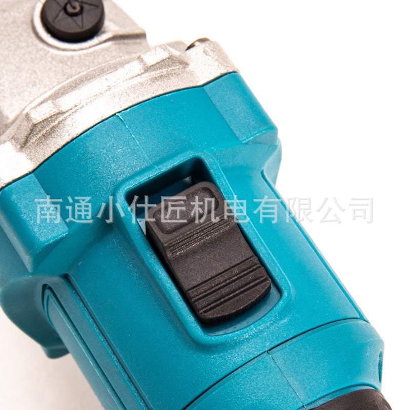 Two Batteries and One Charger Cross-Border Brushless Angle Grinder Cordless Handheld Household Grinding Cutting Angle Grinder