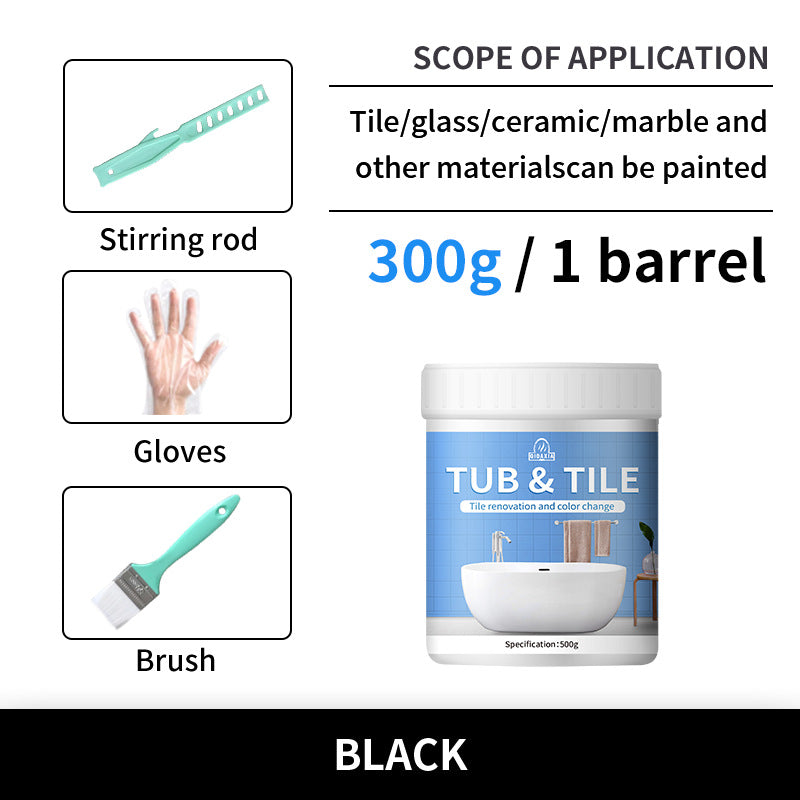 Tile Color Changing Paint Glass Ceramic Renovation Bathroom Water-Based Paint Indoor Tile Paint