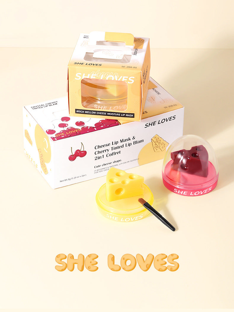 Specialized Cheese Lip Mask Lip Essence Scrub Exfoliating Dead Skin Color Changing Lip Balm