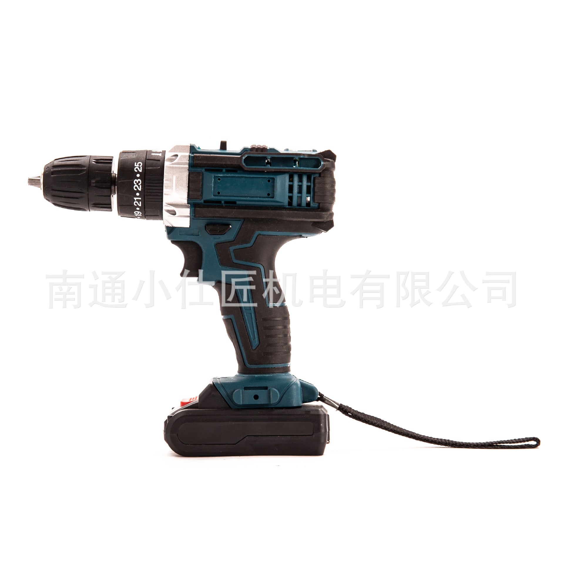 Cross-Border Cordless Drill One Battery One Charger Dual-Speed Brushless Rechargeable Impact Drill Household High Power Export Amazon Model