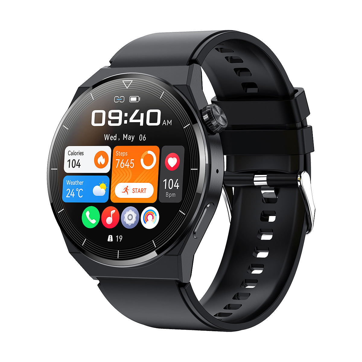 New HK46Smart Watch HD AMOLED Multiple Screen Dial Switching NFC Offline Alipay Factory
