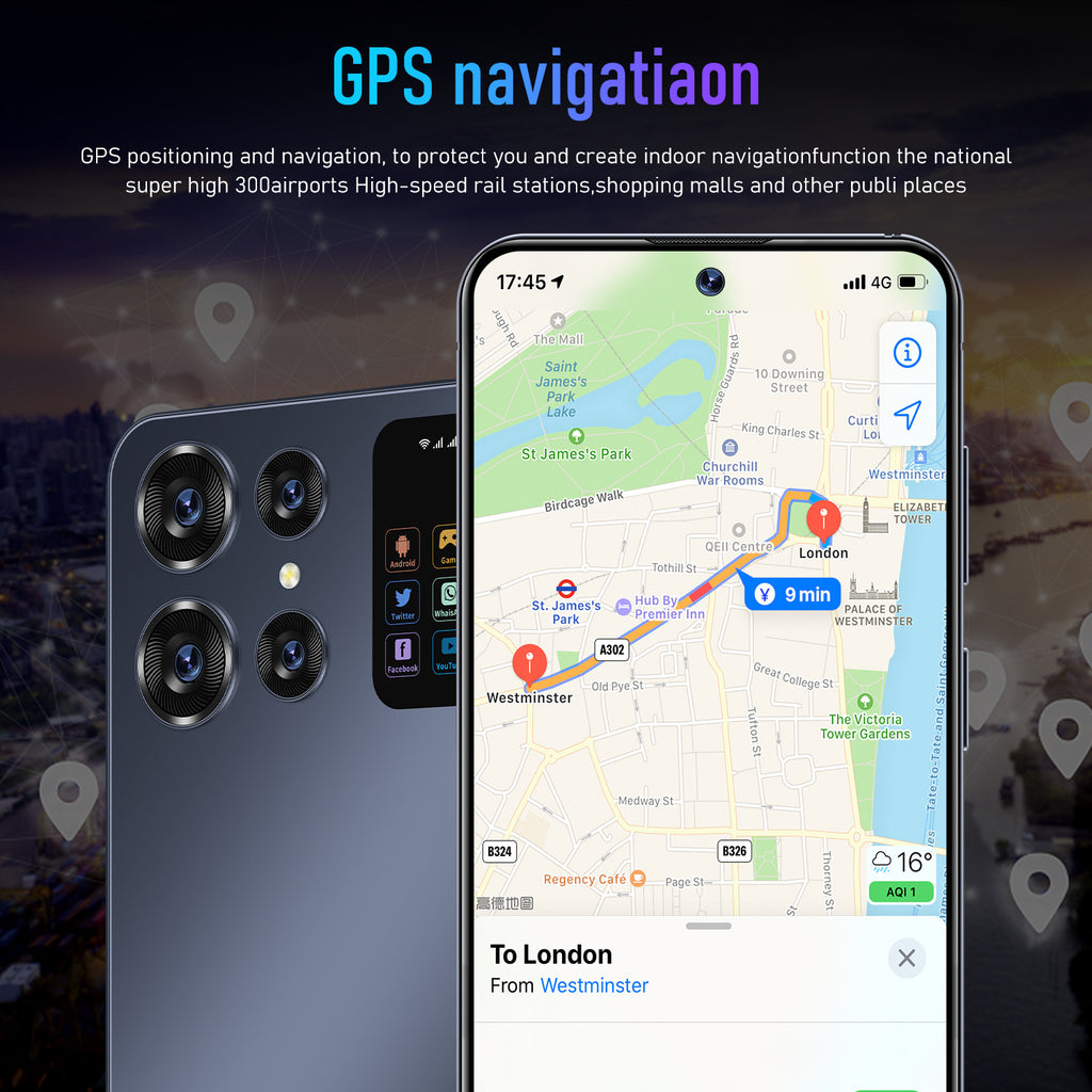 New16+512GS24ultra+Global Intelligence7.3Large Screen Mobile Phone Factory Direct Delivery