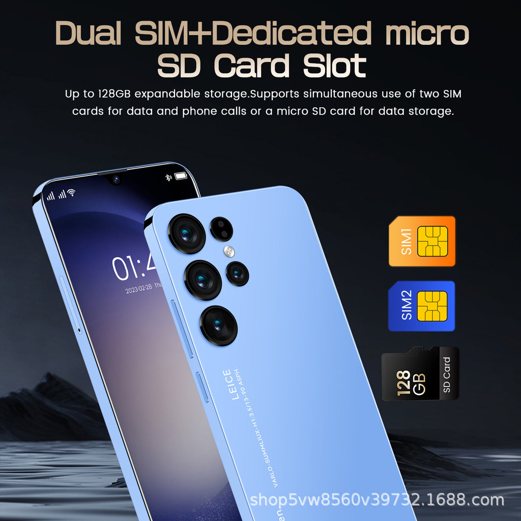 New S23+Ultra Specially designed for high-definition smartphones16+1T Large Memory Source Factory