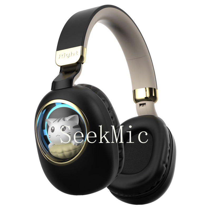 Wireless Headset Bluetooth Earphones Long Battery Life Student Children Cute Cartoon Gaming Headset