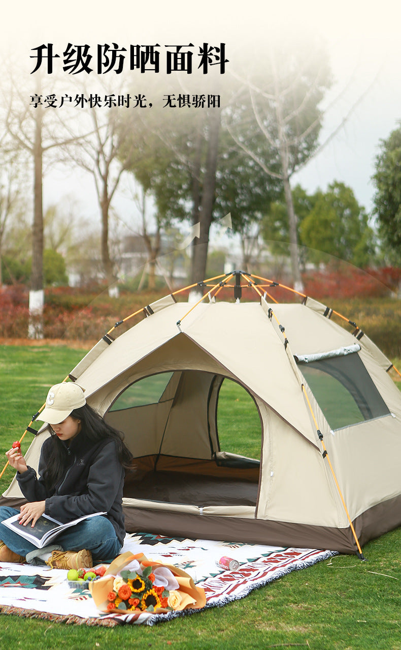 Hot-Selling Outdoor Camping Fully Automatic Waterproof Sunproof Quick-Open Tent Camping Mosquito-Proof Portable Tent Wholesale