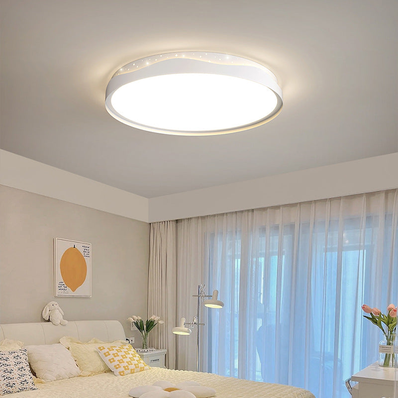 New Nordic Style Living Room Lamp for Home Use, Elegant led Ceiling Lamp Iron Art Room Lamp Creative Simple Bedroom Lamp Round Shape