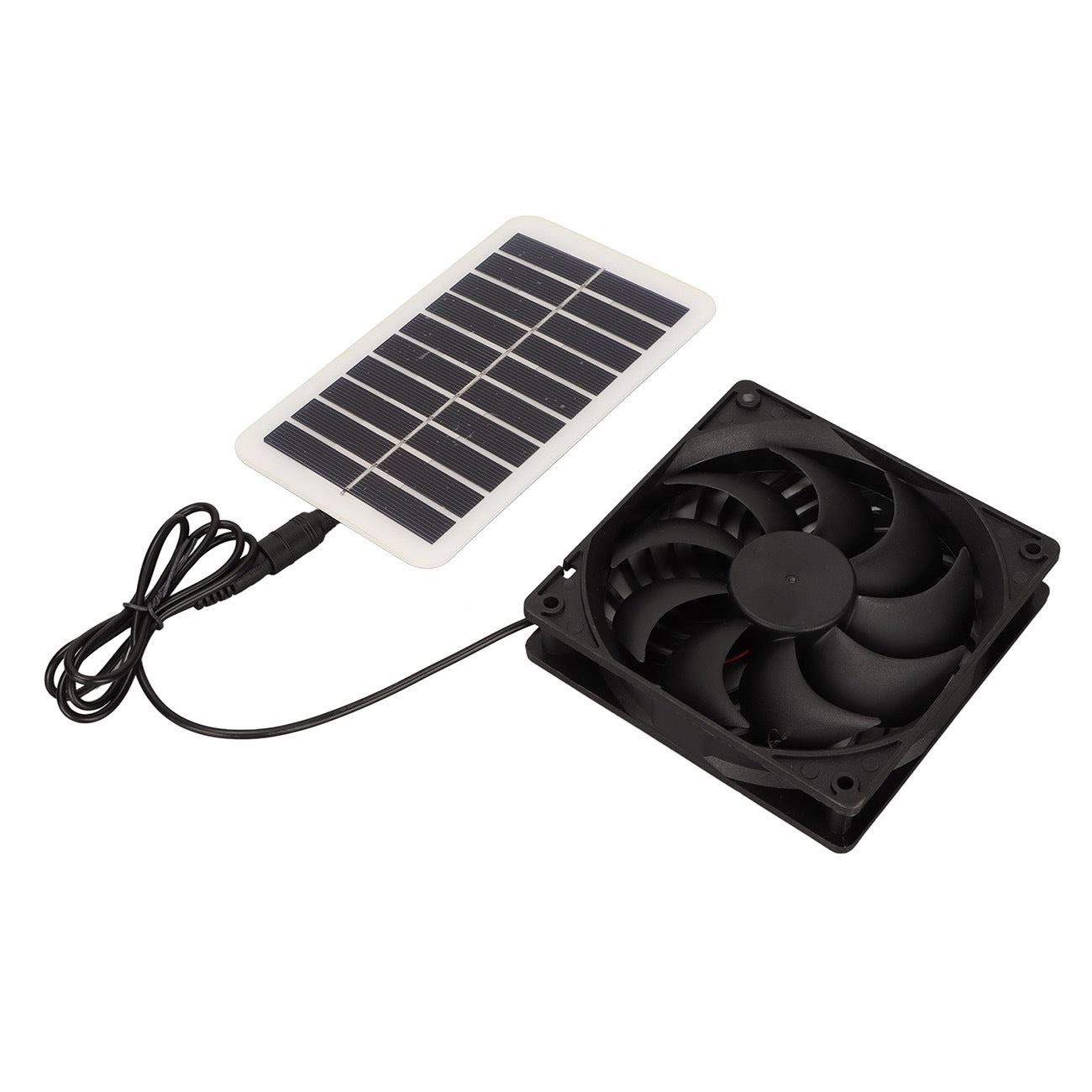 Direct Sales Solar Panel Exhaust Fan Portable Energy-Saving Solar Exhaust Fan Chicken House Deodorization Exhaust Ventilation