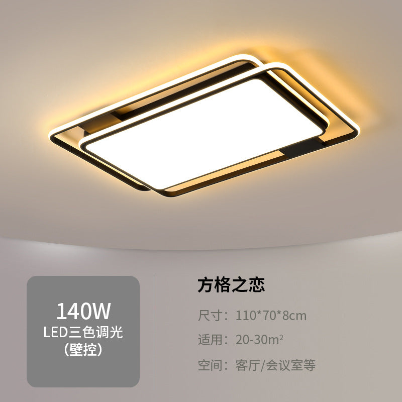 Wholesale led Ceiling Lamp Simple Modern Elegant Home Bedroom Living Room Light2025New Year's Rectangular Light Fixture