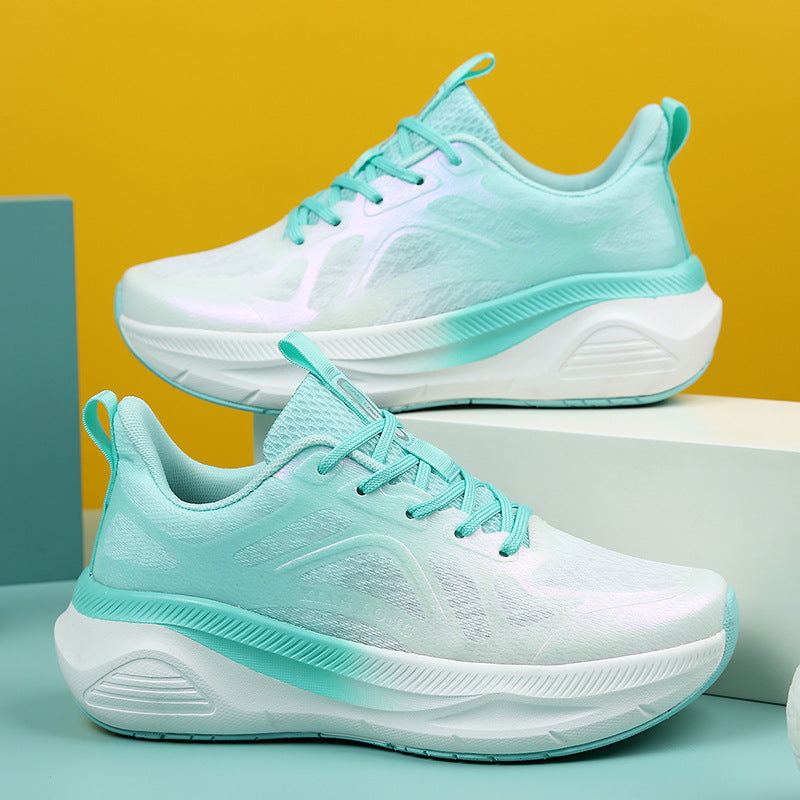 Professional Running Shoes for Men and Women, Spring and Summer New Soft Sole, Lightweight, Shock Absorption, Breathable, Jump Rope, Non-Slip, Marathon Walking Shoes
