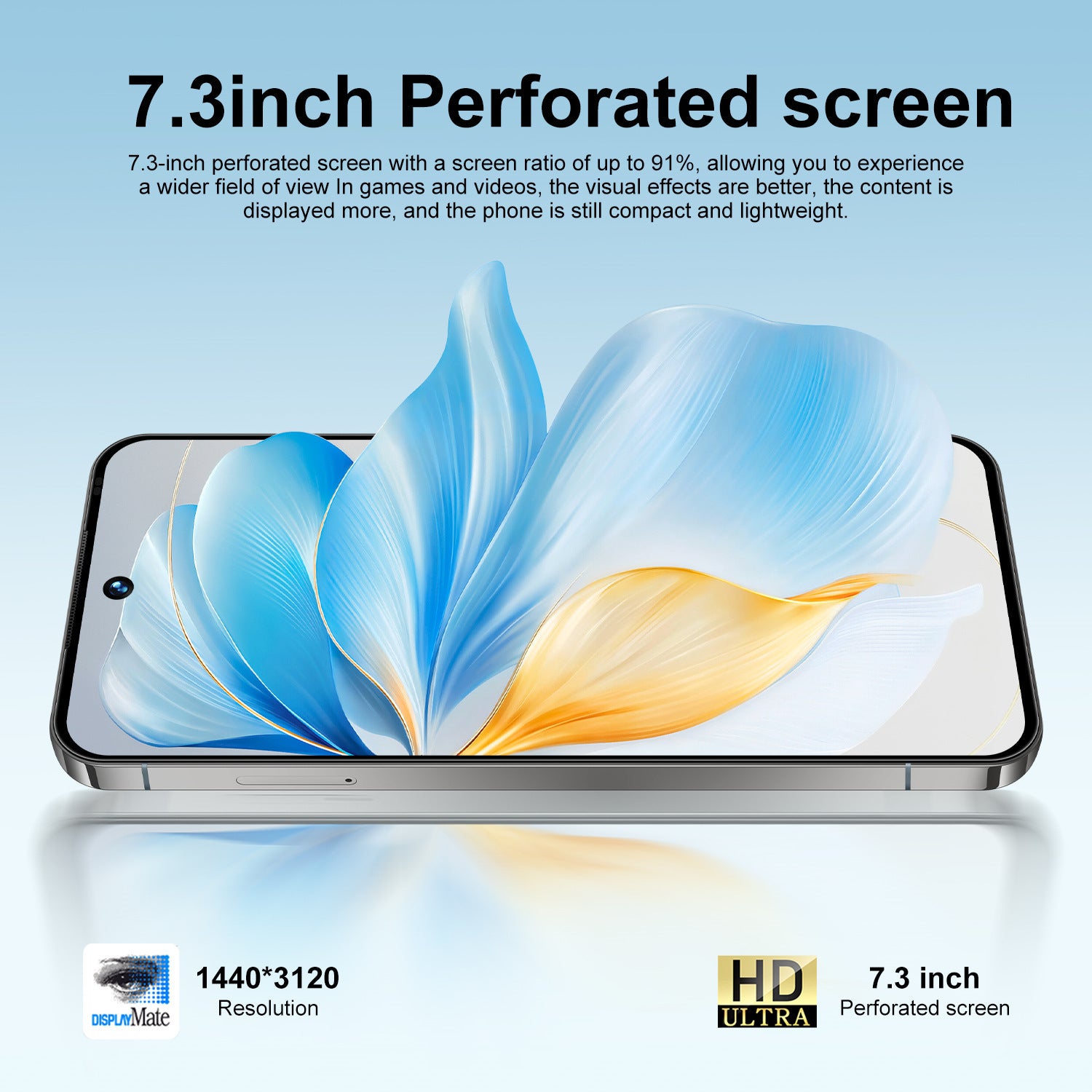 Popular A17 Pro Max Android7.3Inch Smart5G Mobile Phone16+1T Source Factory AliExpress TK