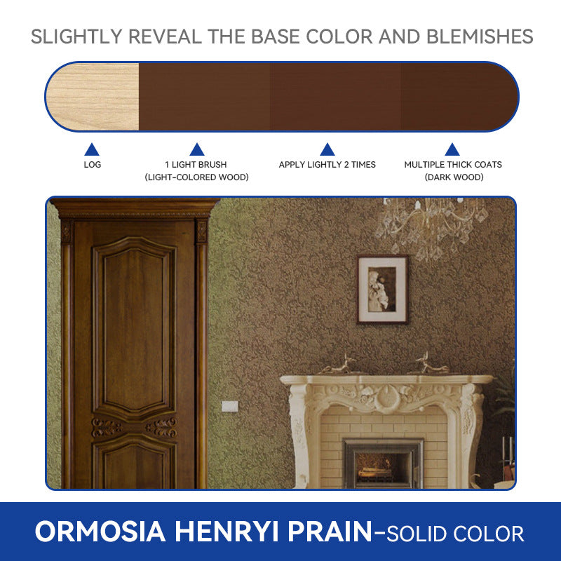 Water-Based Wood Grain Paint Outdoor Anti-Corrosion Wood Oil for Doors, Windows, Cabinets Color Change Renovation Brightening Anti-Wax Oil Antique Wood Paint