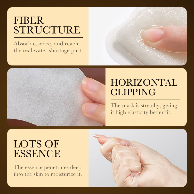 24k Gold Mask25g ZOZU Hyaluronic Acid Hydrating Moisturizing Tablets Cross-Border Wholesale