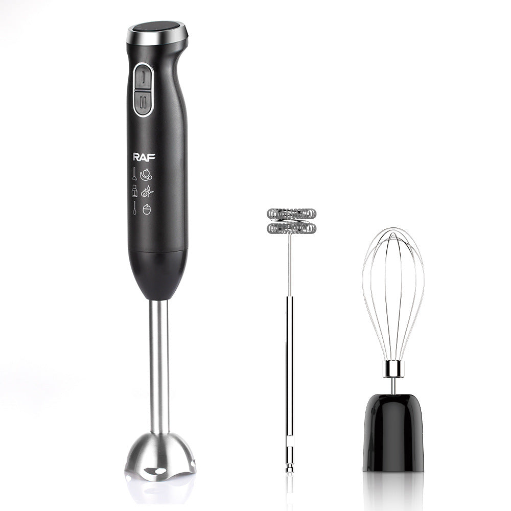 RAF European Standard Electric Egg Beater Household Handheld Egg Beater800w Cream Whisk5Set R.343