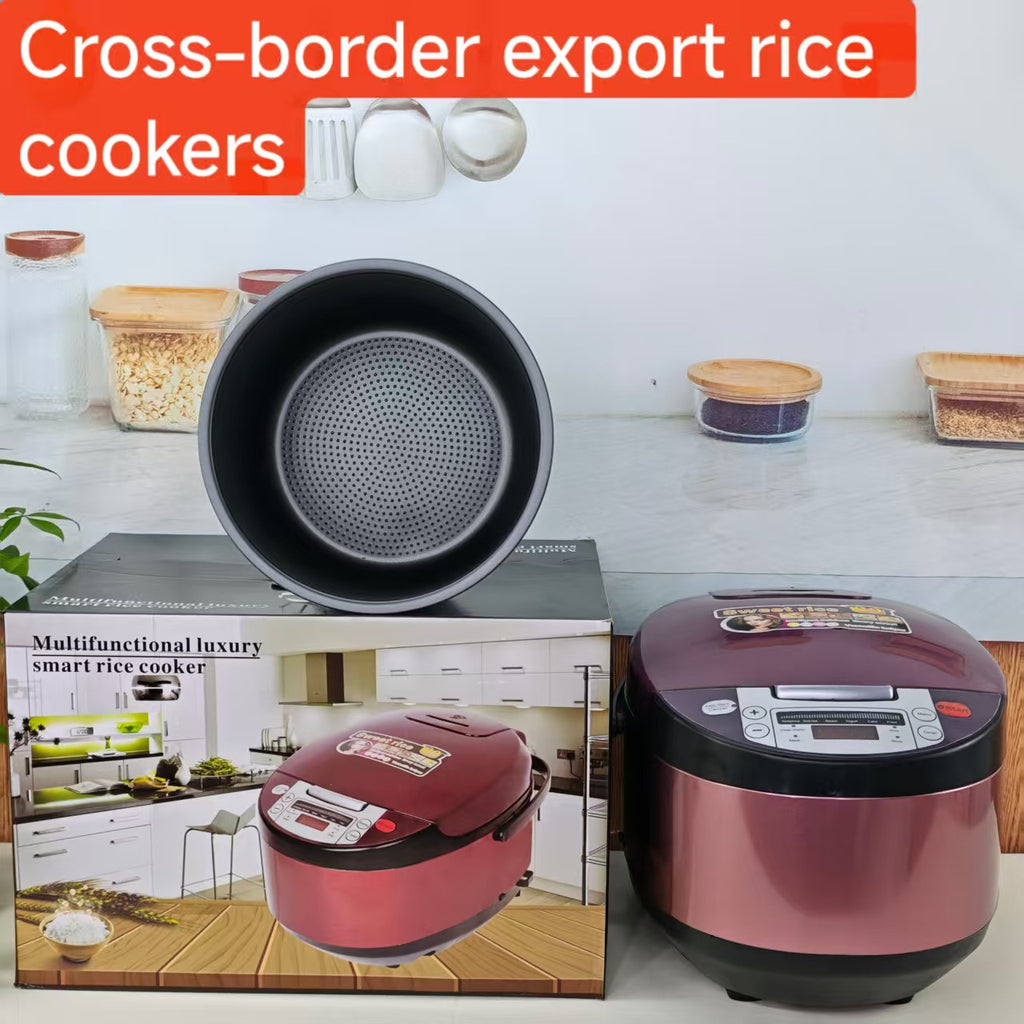 5L Rice cooker Electric Rice Cooker Household Smart Rice Cooker Large Capacity Appointment Timing  UK Plug EU Plug