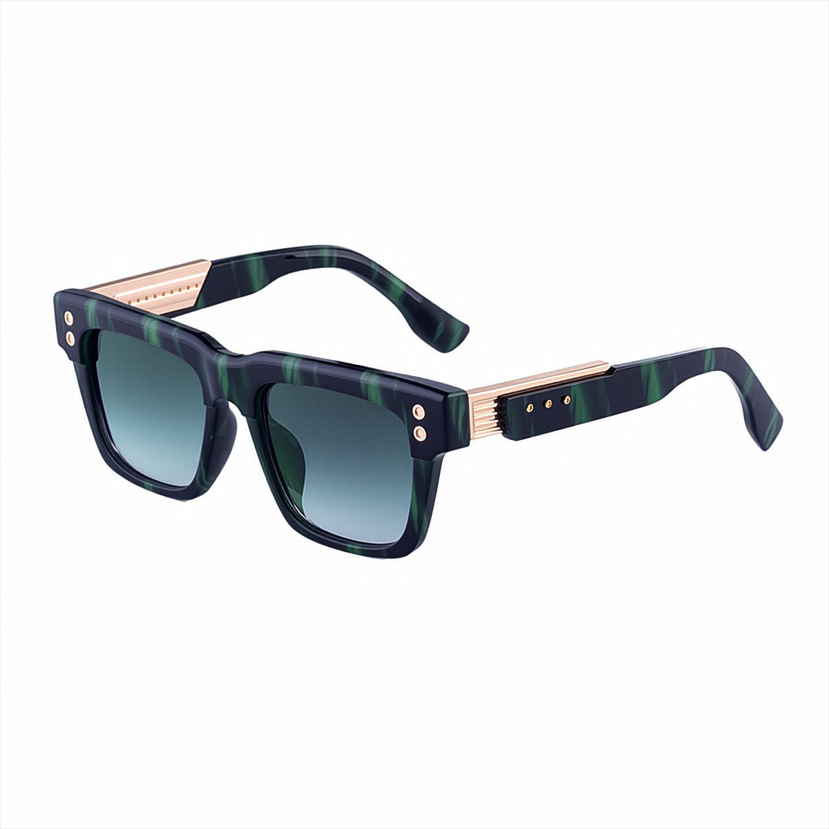 Men's Square Frame Sunglasses2025New European and American style sunglasses for men with a high-end fashion retro design and sun protection