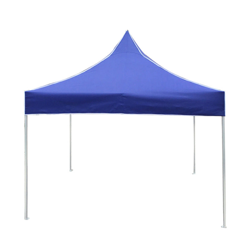 Outdoor Stall Four-legged Umbrella Four-corner Sunshade Large Umbrella Rainproof Shelter Market Exhibition Stall Aluminum Alloy Four-corner Tent