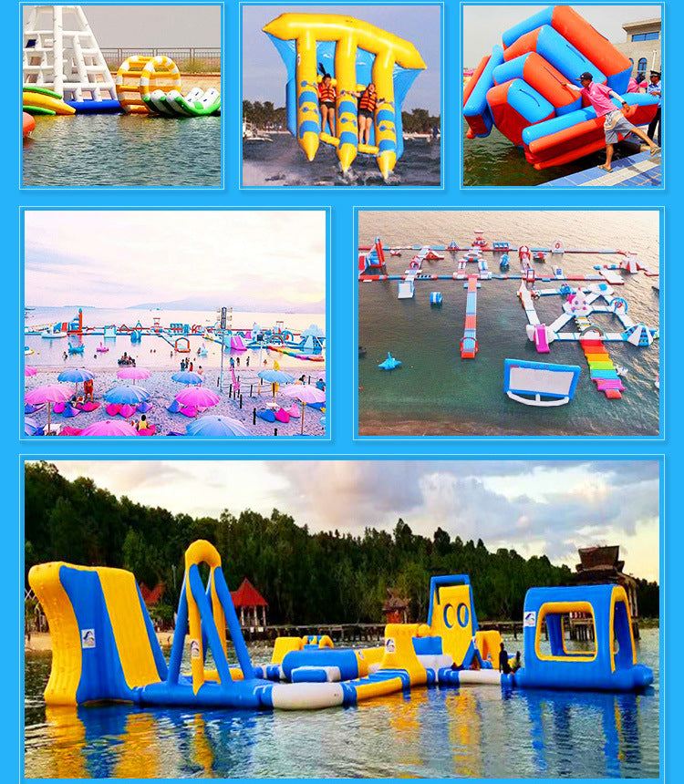 Inflatable Castle Children's Playground Water Pool Slide Manufacturer Ice and Snow World Inflatable Swimming Pool Water Park