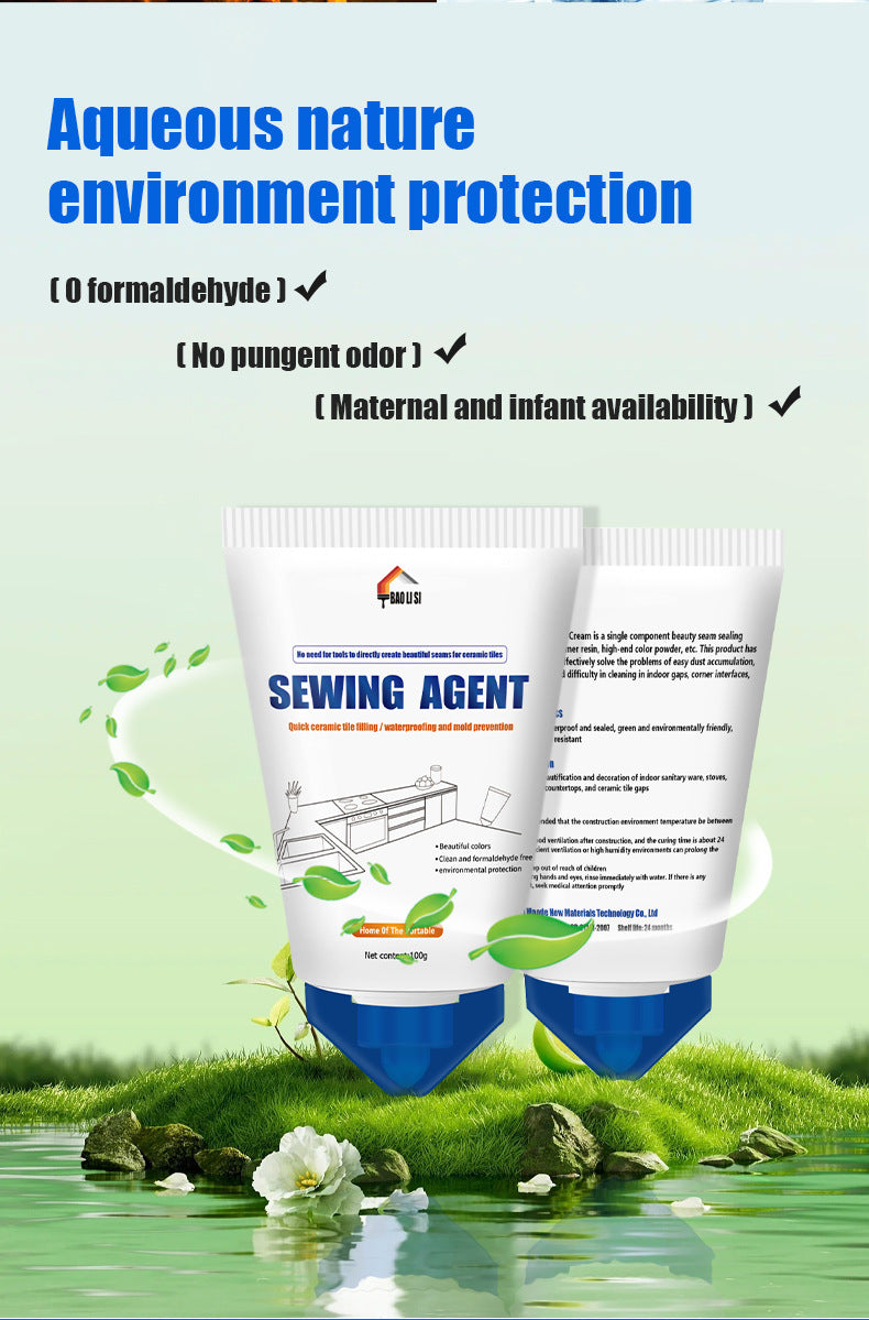 Tile Grout Sealer Floor Tile Kitchen Bathroom Anti-Mold Sealant Sink Toilet Glass Glue Magnetic Tile