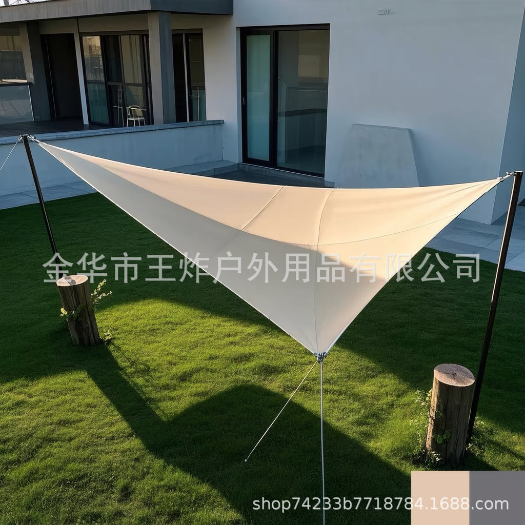 Sunshade Sail Factory Outdoor Camping Canopy Sunshade Awning Courtyard Pool Sunshade Triangle Sail