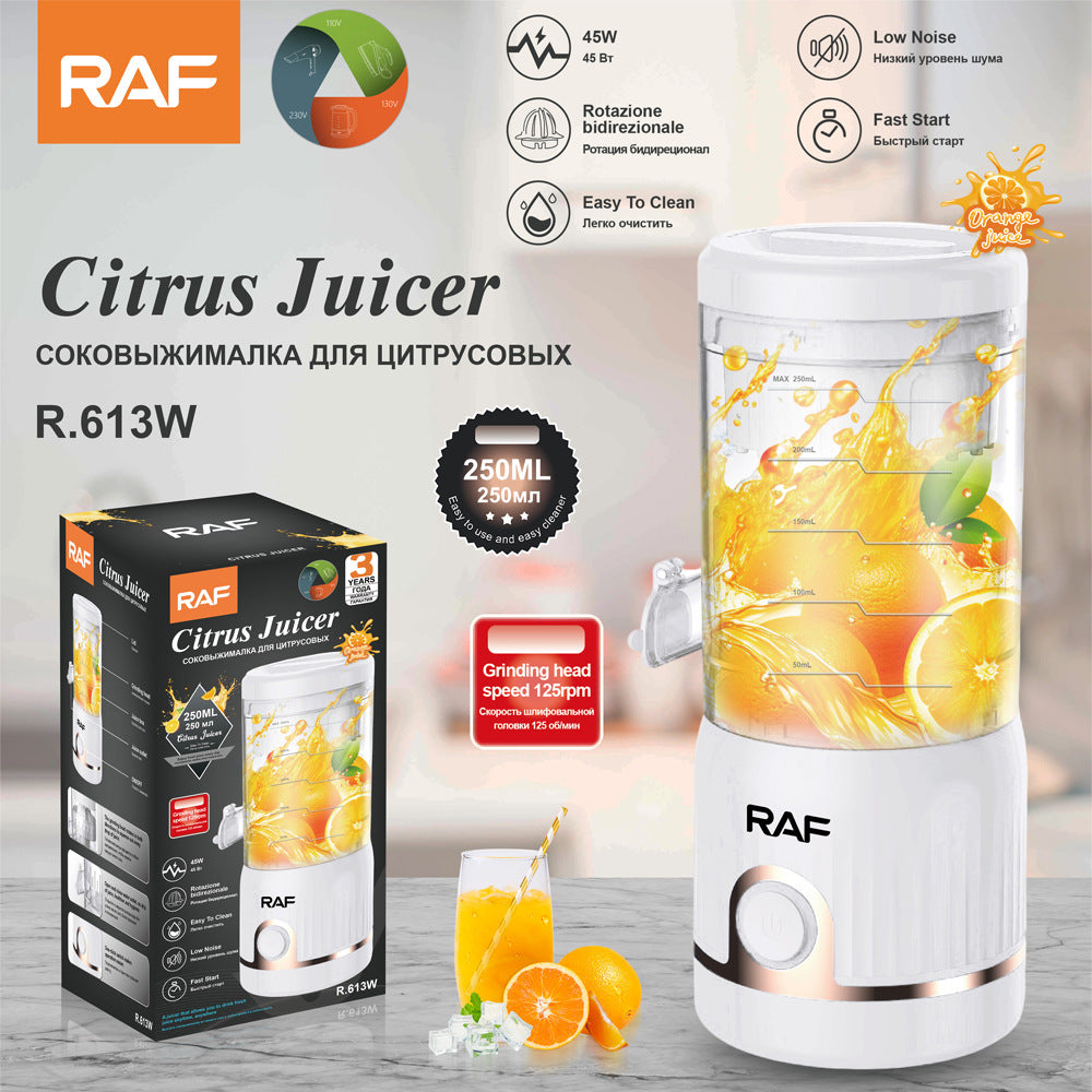 RAF EU Standard Household Lemon Orange Juicer Freshly Squeezed Orange Juicer Automatic Juicer Small Portable Electric613