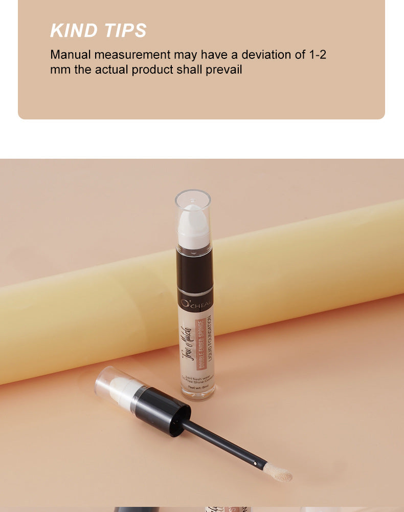 AliExpress Ouqianya Dual-Head Concealer Pen Even Skin Tone Spot Application Cover Spots Acne Marks Wholesale