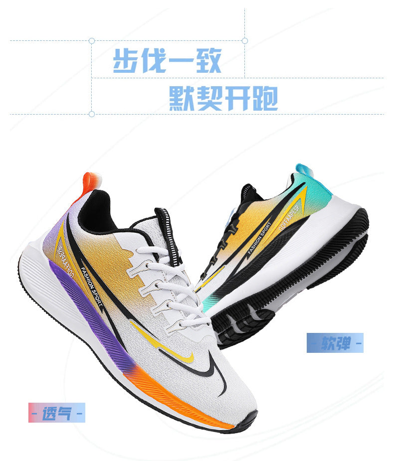 New Jogging Carbon Plate Running Shoes Men Women Couples Breathable Lightweight Marathon Training Outdoor Casual Sports Shoes