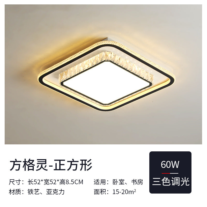 2025New Year's New Lamps Living Room Lamps Modern Simple Atmosphere Ceiling Lamps Light Luxury Crystal Lamps Restaurant Lamps Bedroom Lamps