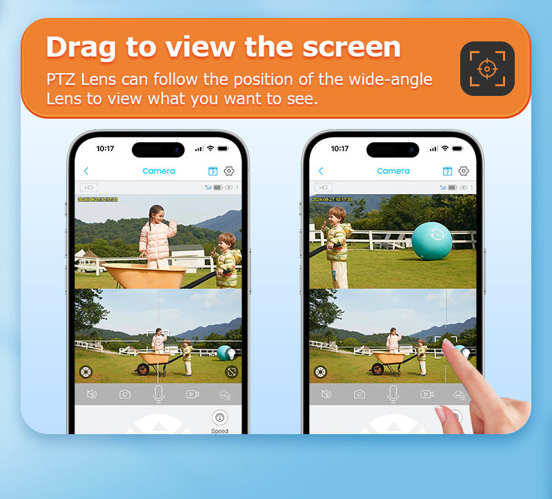 Outdoor4G Wireless HD Three Lens Solar Camera600Wan Remote Early Warning Fish Pond15Camera