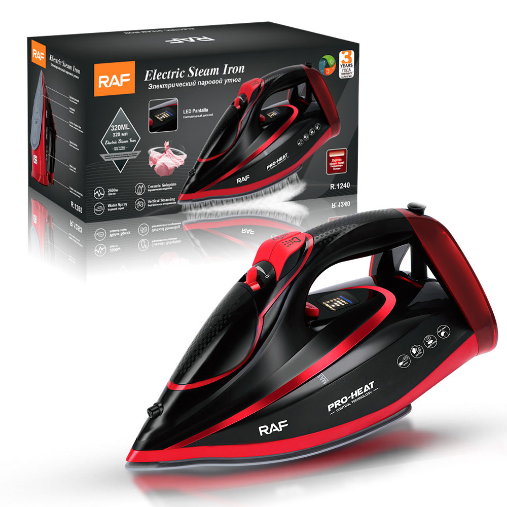 RAF European Standard Household Steam Electric Iron2600W Handheld Small Portable Clothes Ironing Machine