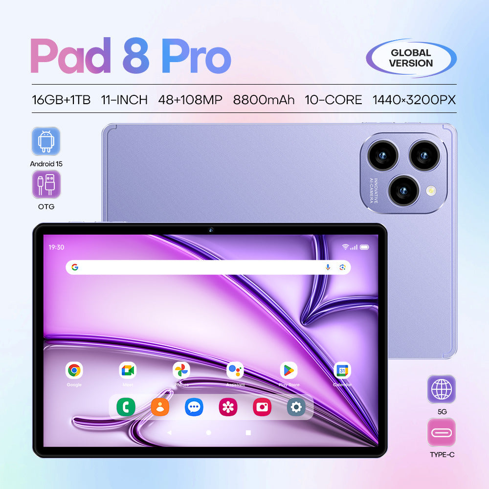 New Arrival Best Selling Android Tablet PC Pad 8 Pro 16+1T Memory in stock direct from source manufacturer