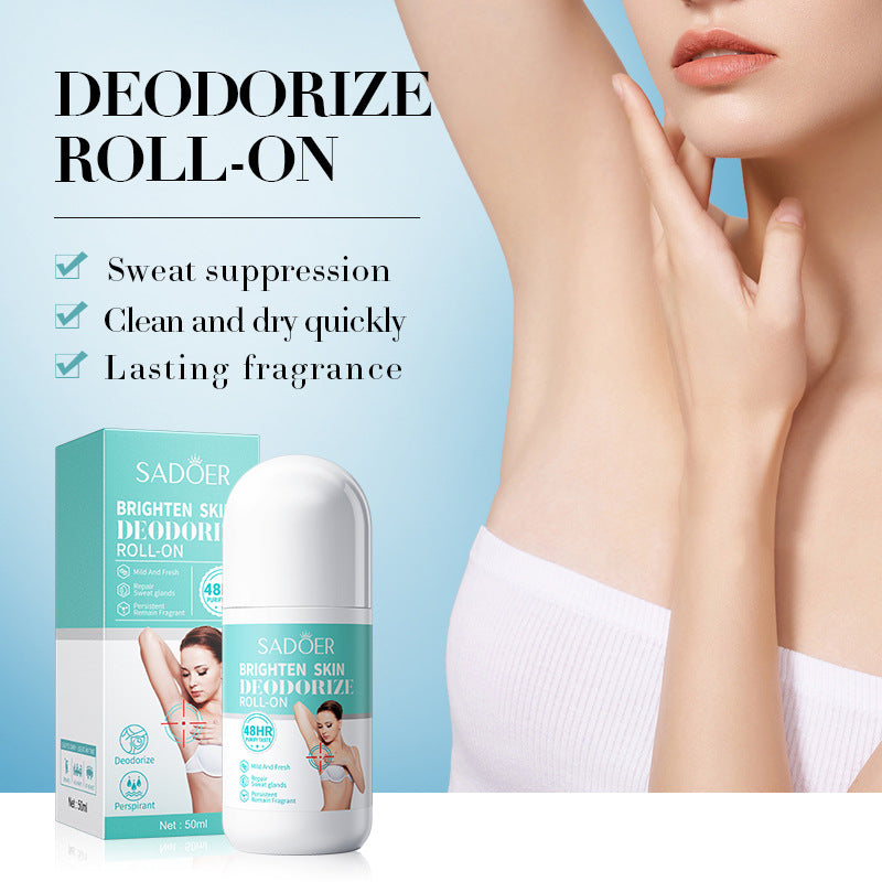 Antiperspirant50ml SADOER Fragrant Refreshing Non-Sticky Roll-On Deodorant Cross-Border Wholesale