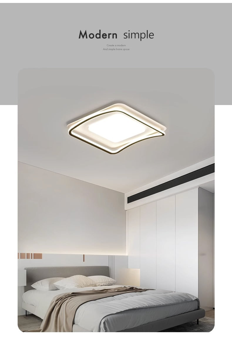 Full Spectrum Eye Protection Bedroom Lamp Ceiling Lamp led Anti-Blue Light Room Main Light Living Room Light Modern Simple Ultra-Thin Light