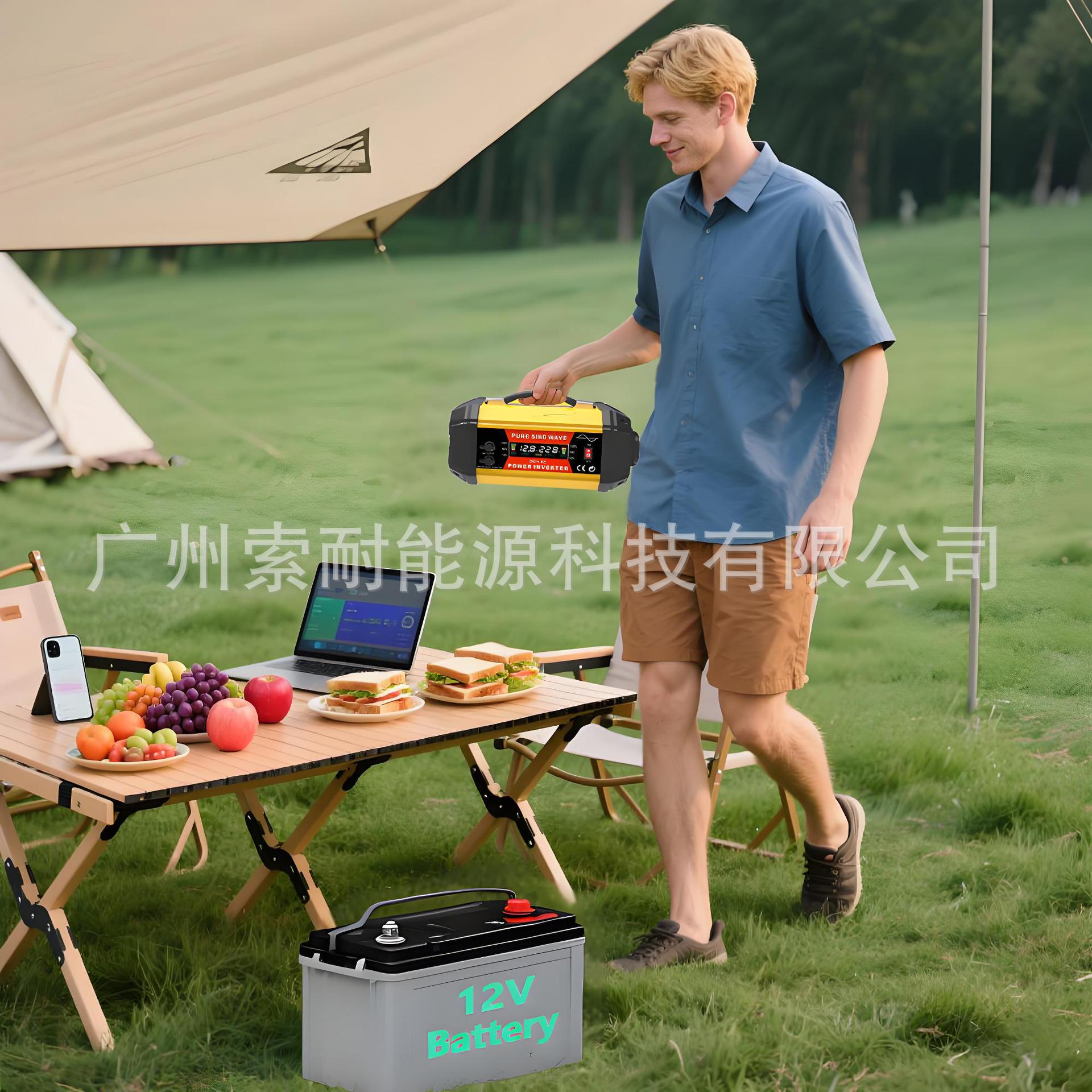 Pure Sine Wave Inverter500W800W1000W 12V Turn110V/220V Hot Selling Car-Mounted Pure Sine Wave