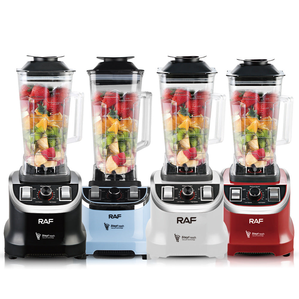 European Standard Blender for Home and Commercial Use, Smoothie Multi-Functional Food Processor, High-Speed Blender, Soy Milk Maker, Fruit Juicer